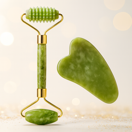 Natural Depuffing Jade Roller