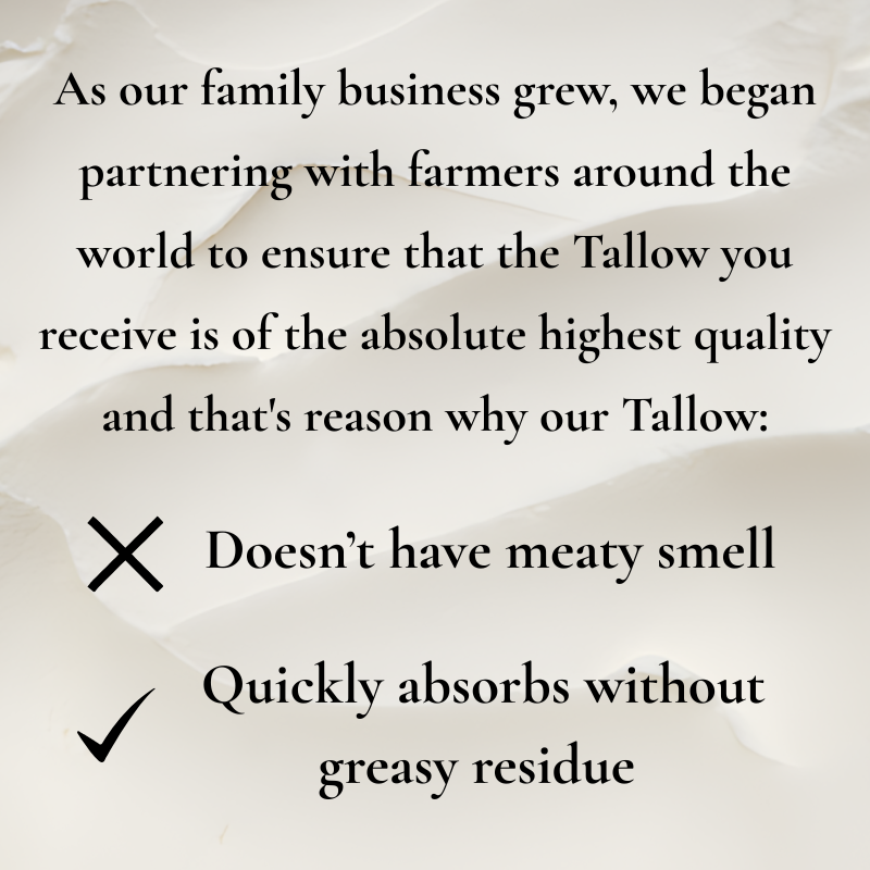 The Premium Tallow Honey Balm.