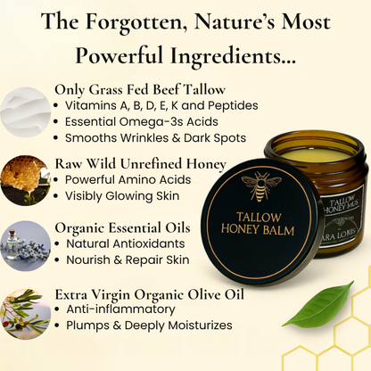 The Premium Tallow Honey Balm.